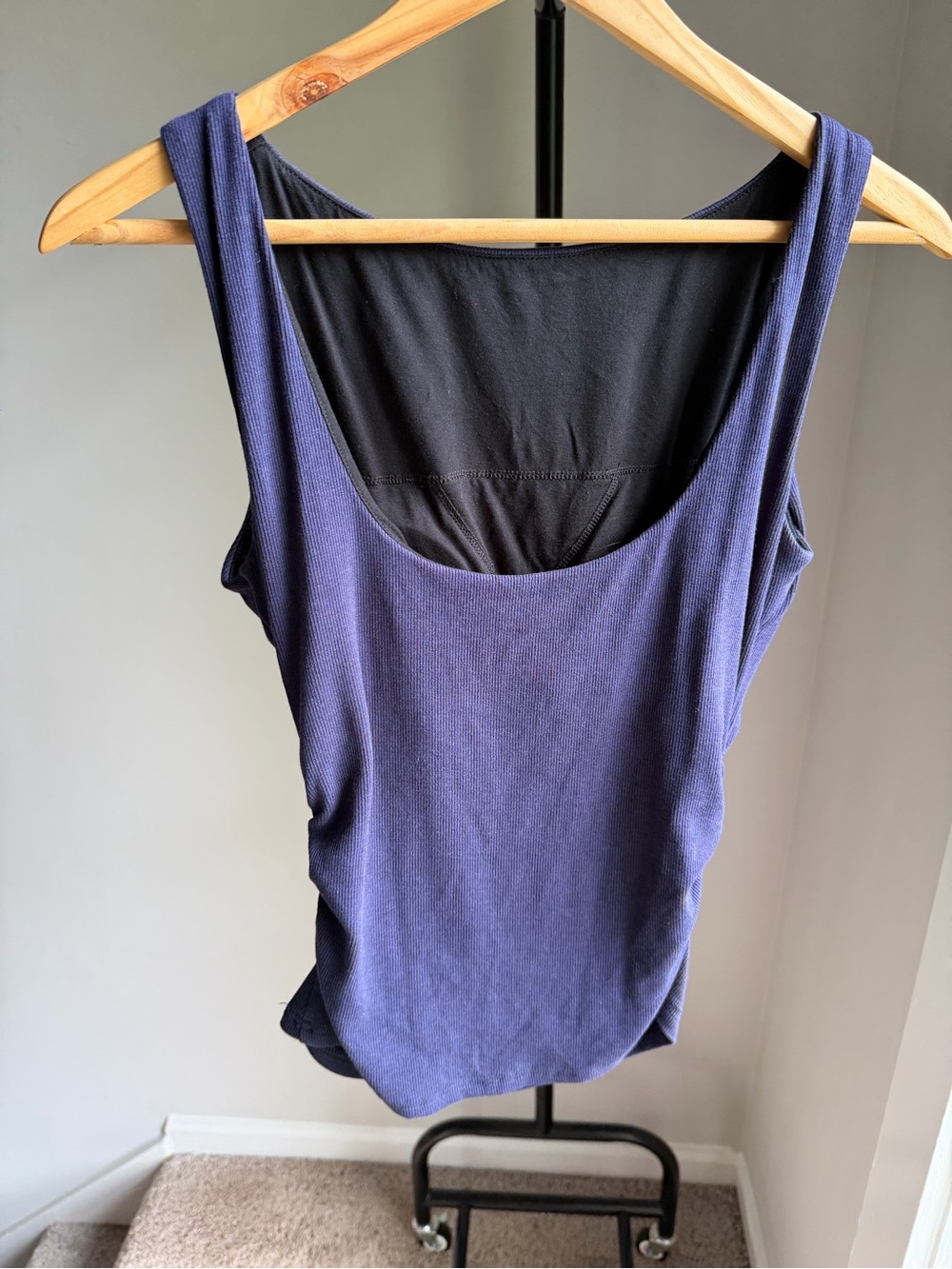 OGL Purple Ribbed Tank Top - Picture 2 of 3